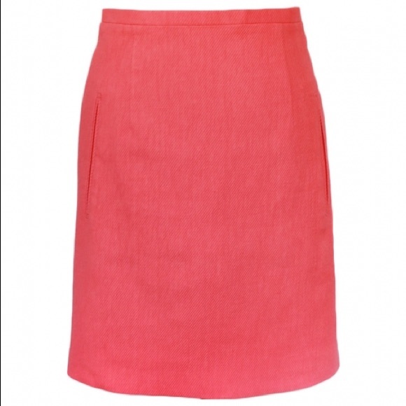 Carven Dresses & Skirts - Coral pink carven skirt